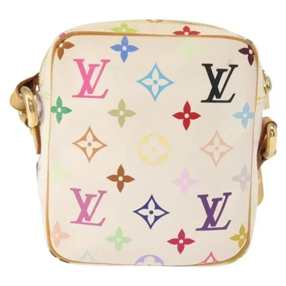LOUIS VUITTON Monogram Multicolor Lift Shoulder Bag White M40055 LV Auth 150612 - Picture 3 of 16